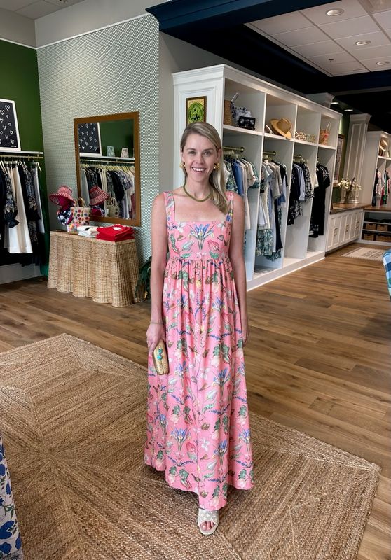 No Pise La Grama Palmar Maxi Dress in Tulipan Print