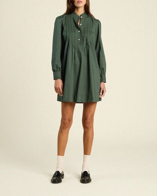 Trovata Eve Shift Dress in Thyme