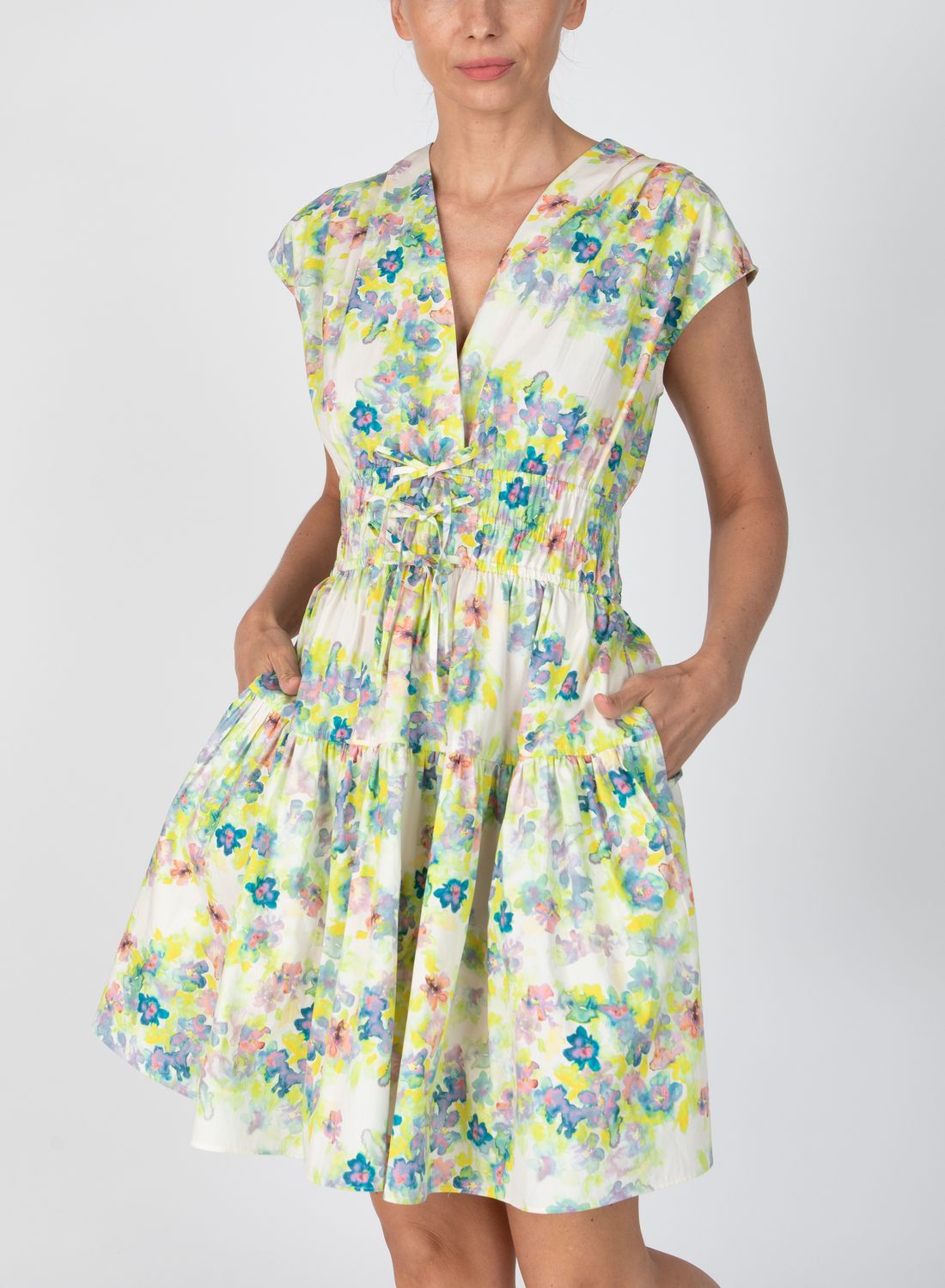 10 Crosby Tora Dress in Euphoribia Multi