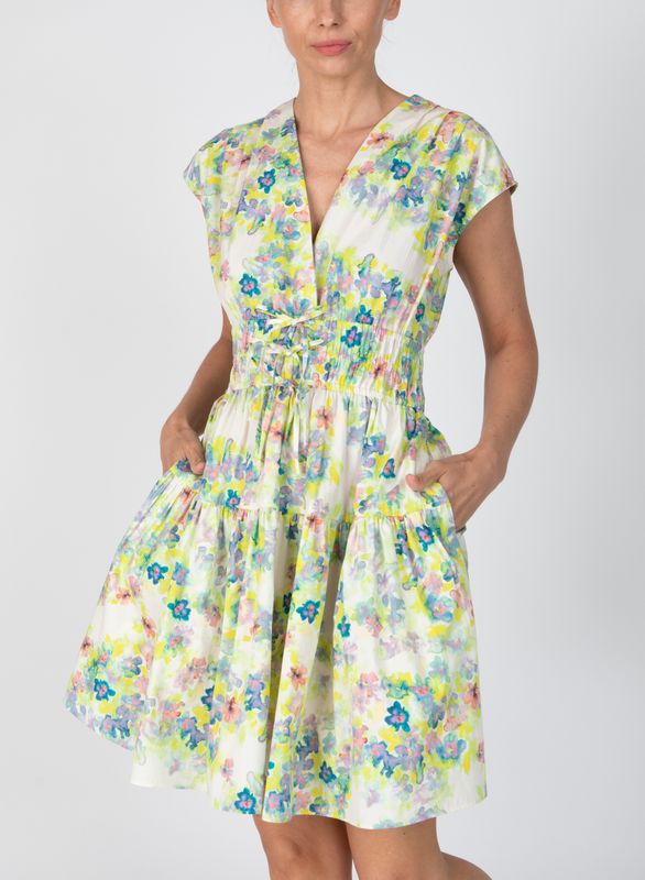 10 Crosby Tora Dress in Euphoribia Multi