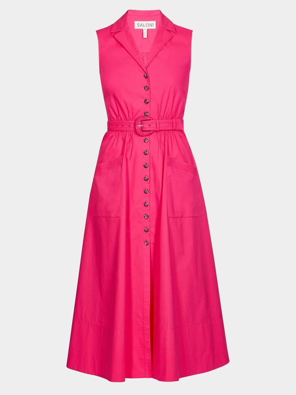 Saloni Kirat Dress in Honeysuckle Pink