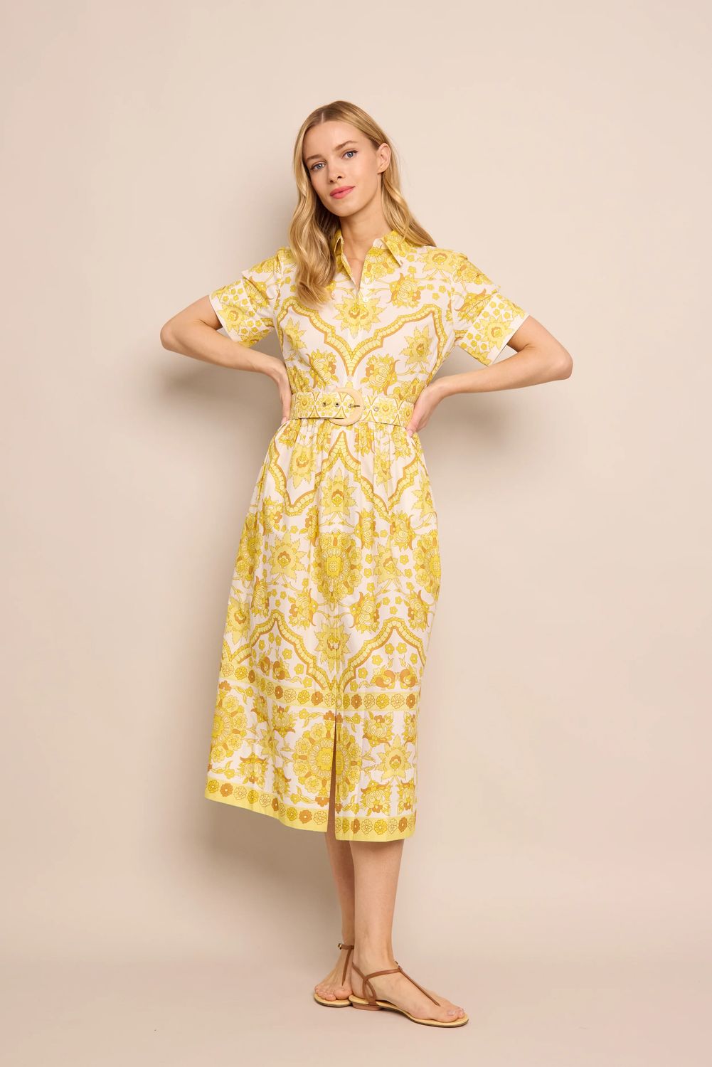 Cara Cara Malena Dress in Mystic Yellow