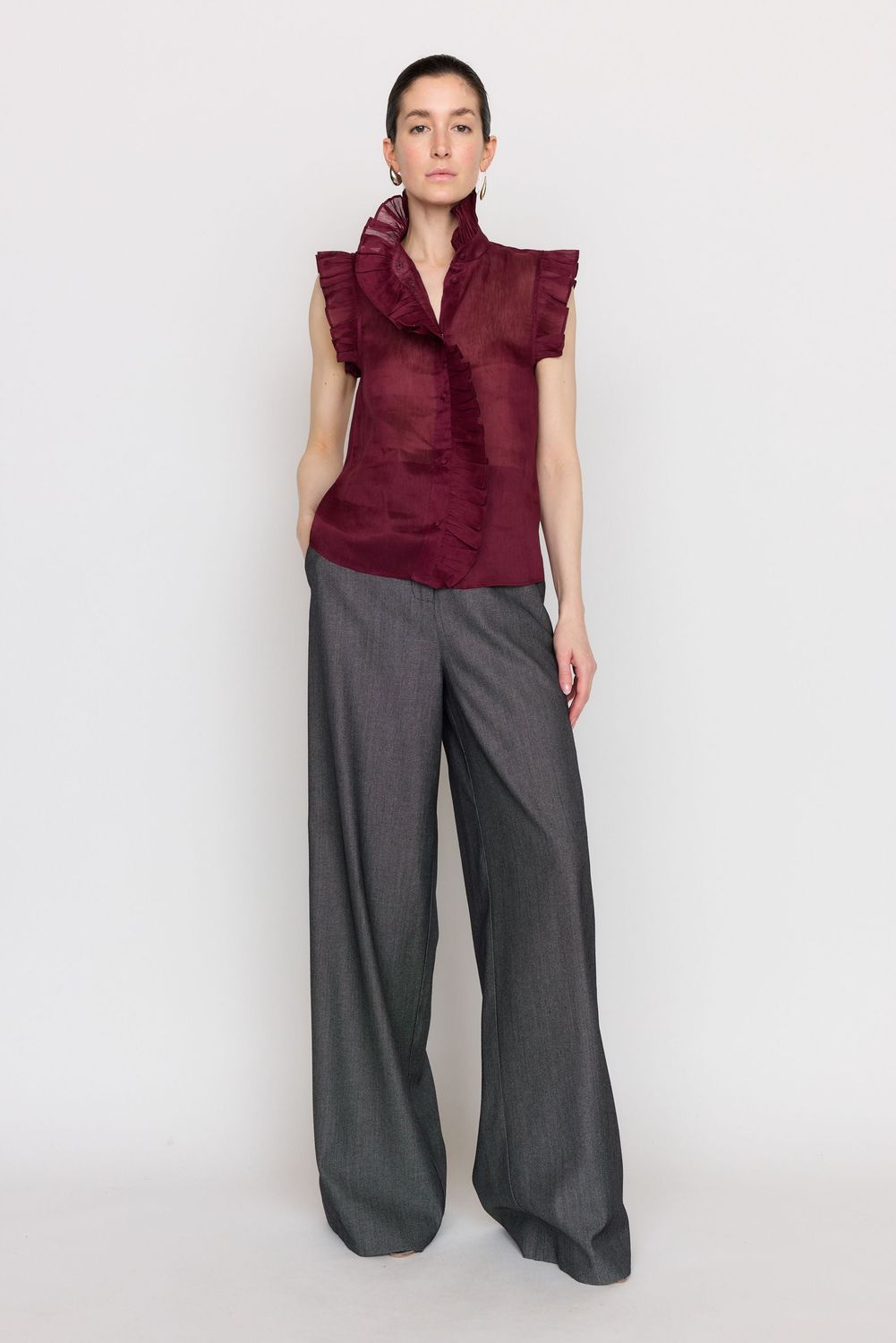 Christy Lynn Marfa Top in Wine