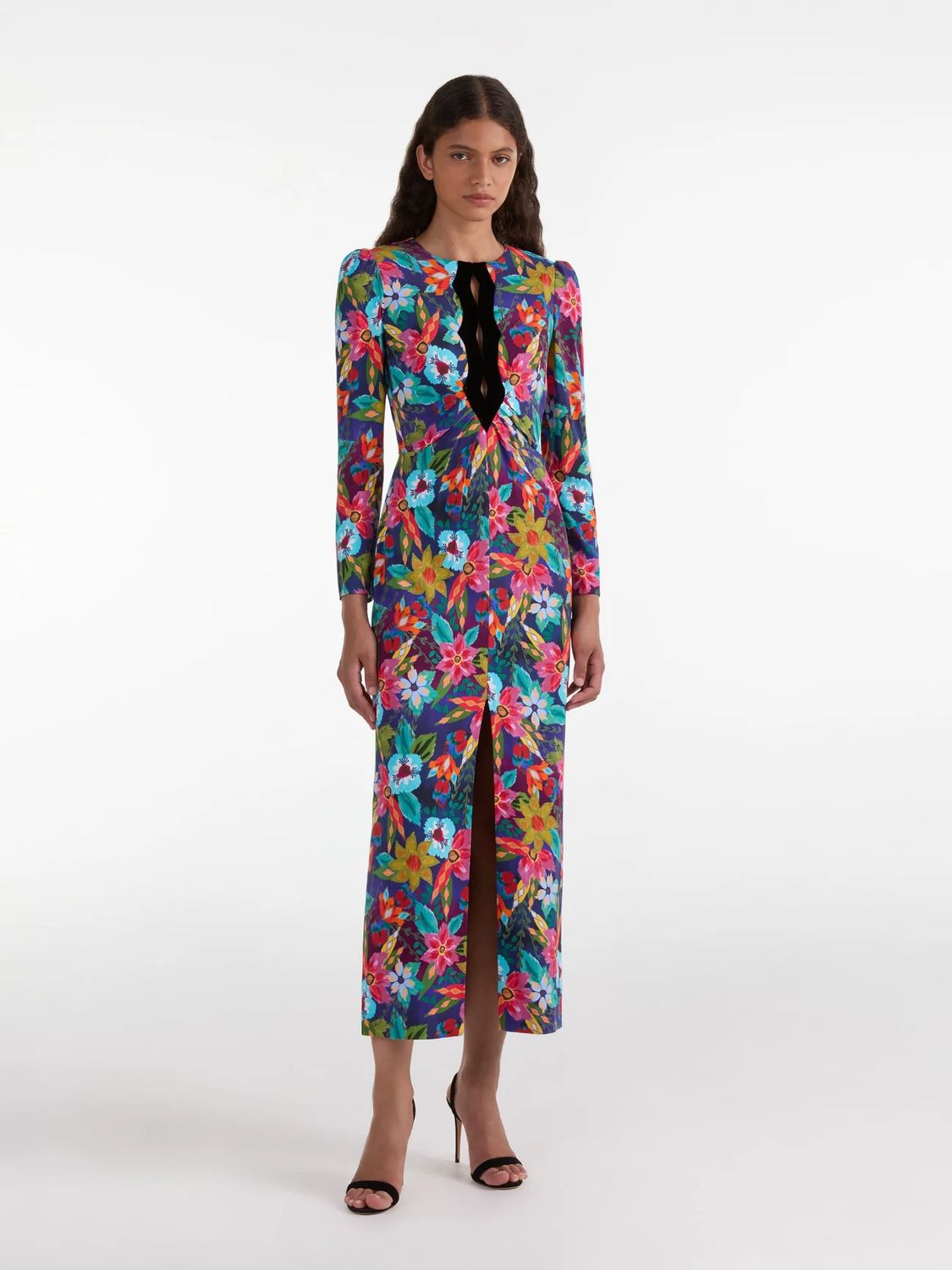 Saloni Jinx- C Dress in Stellate Black