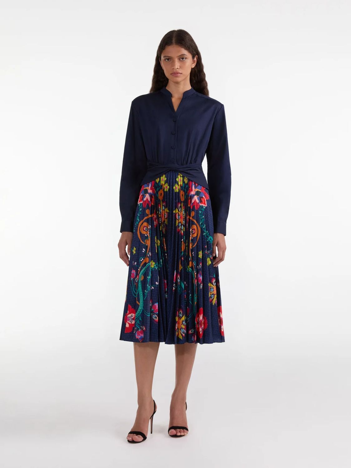 Saloni Dhyani Dress in Navy