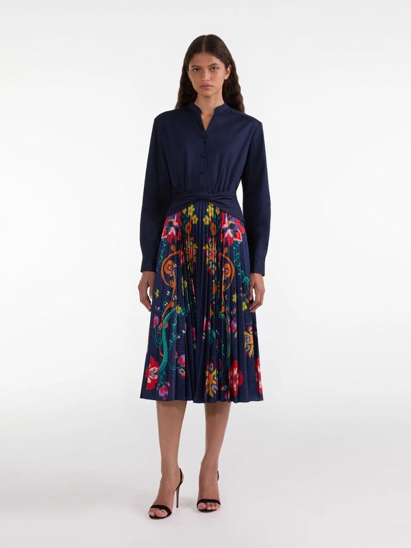 Saloni Dhyani Dress in Navy