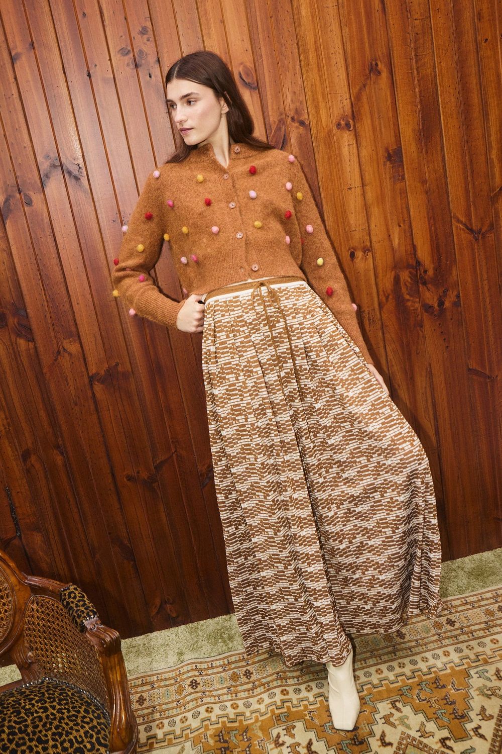 Alemais Stefanie Knit Skirt in Multi