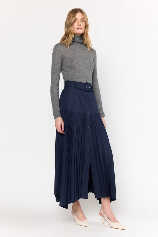 Christy Lynn Cody Skirt in Navy