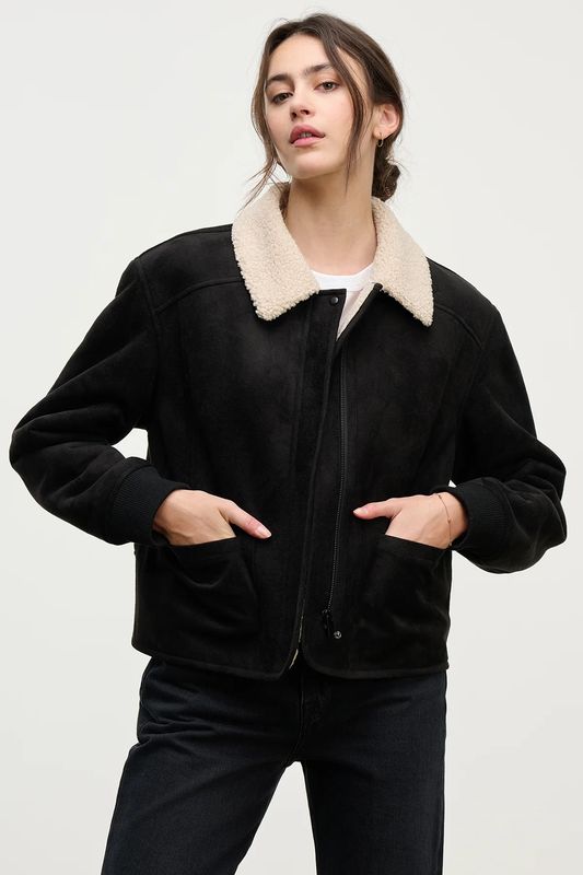 Velvet Juno Luxe Sherpa Jacket