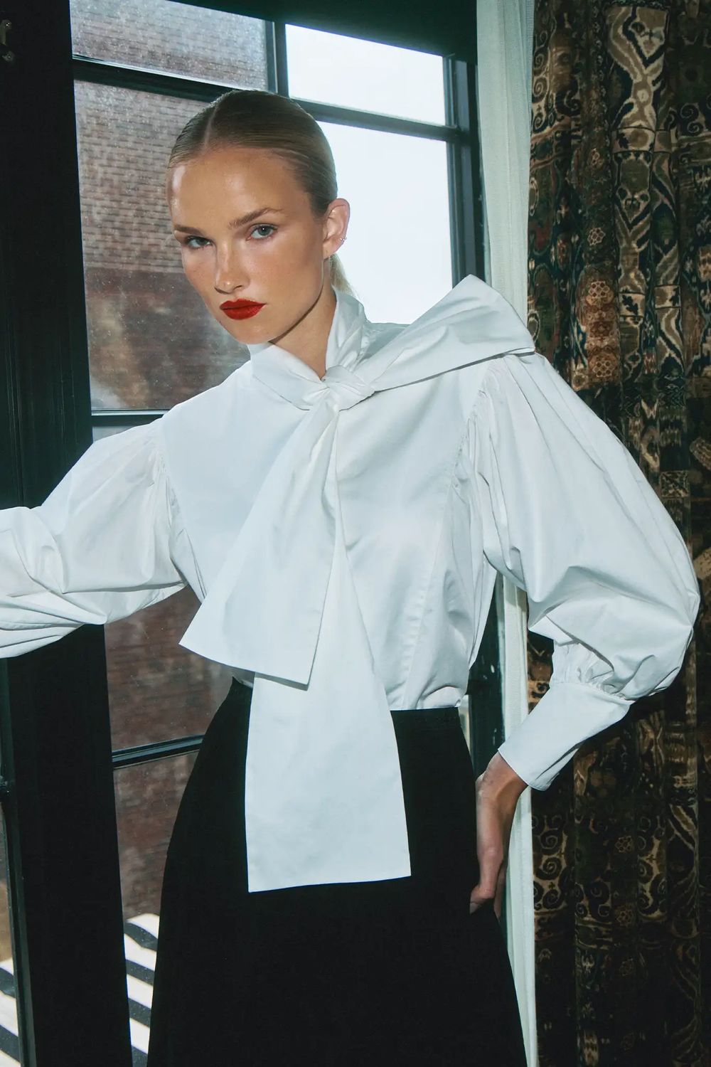 Hunter Bell Shay Blouse in Bright White