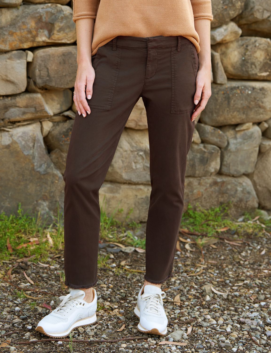 Frank &amp; EIleen Blackrock Italian Utility Pant in Irish Coffee
