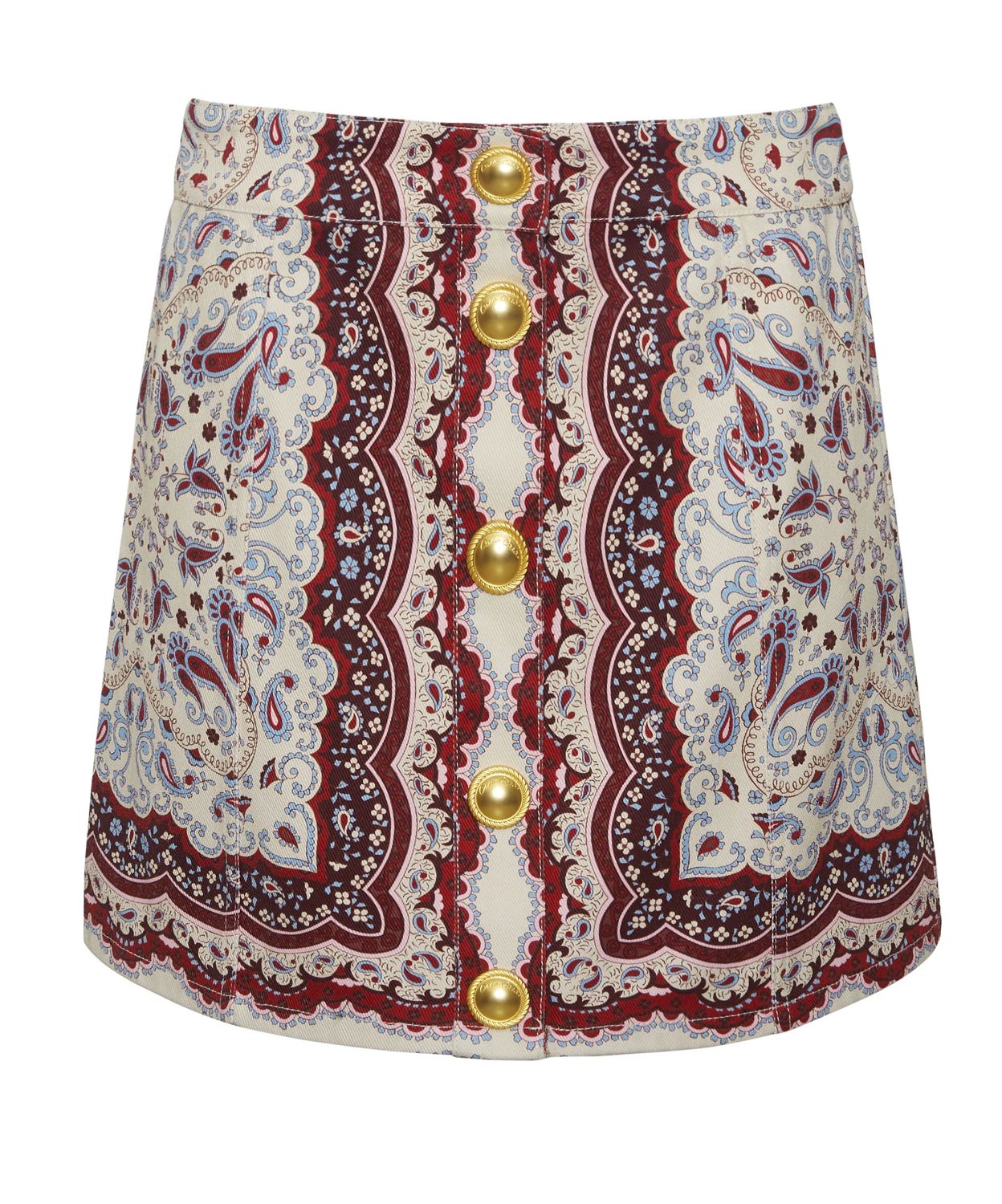 Cara Cara Evergreen Mini in Paisley Scarf Ivory