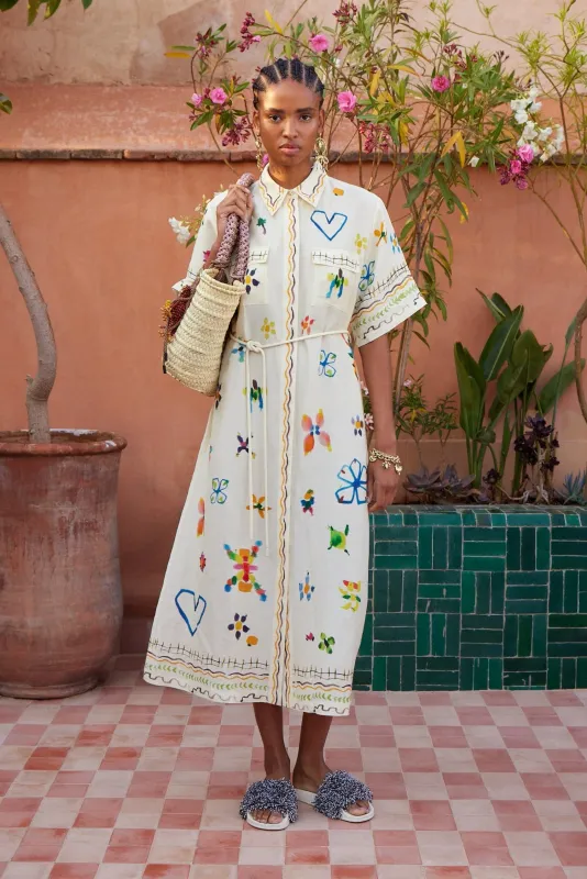 Alemais Sidi Shirtdress in Multi