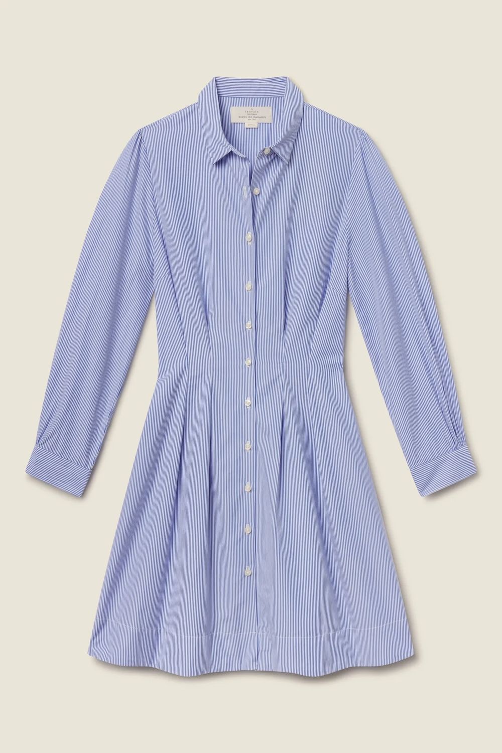Trovata Lyra Dress in Blue/White Stripe