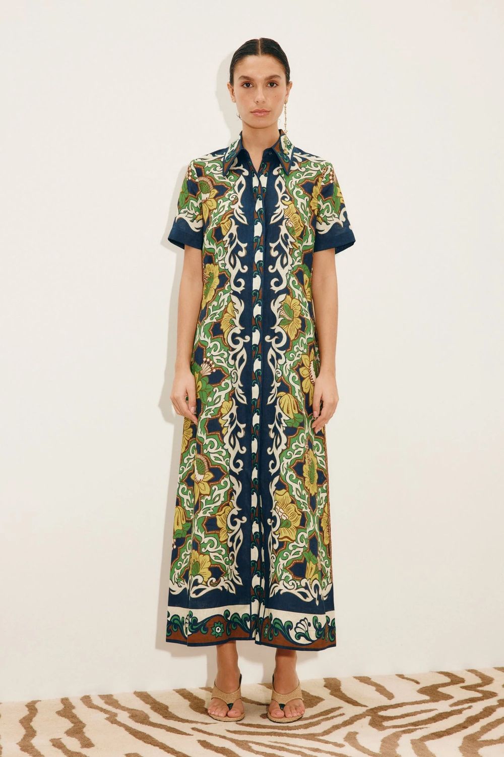 Alemais Liana Shirtdress in Multi