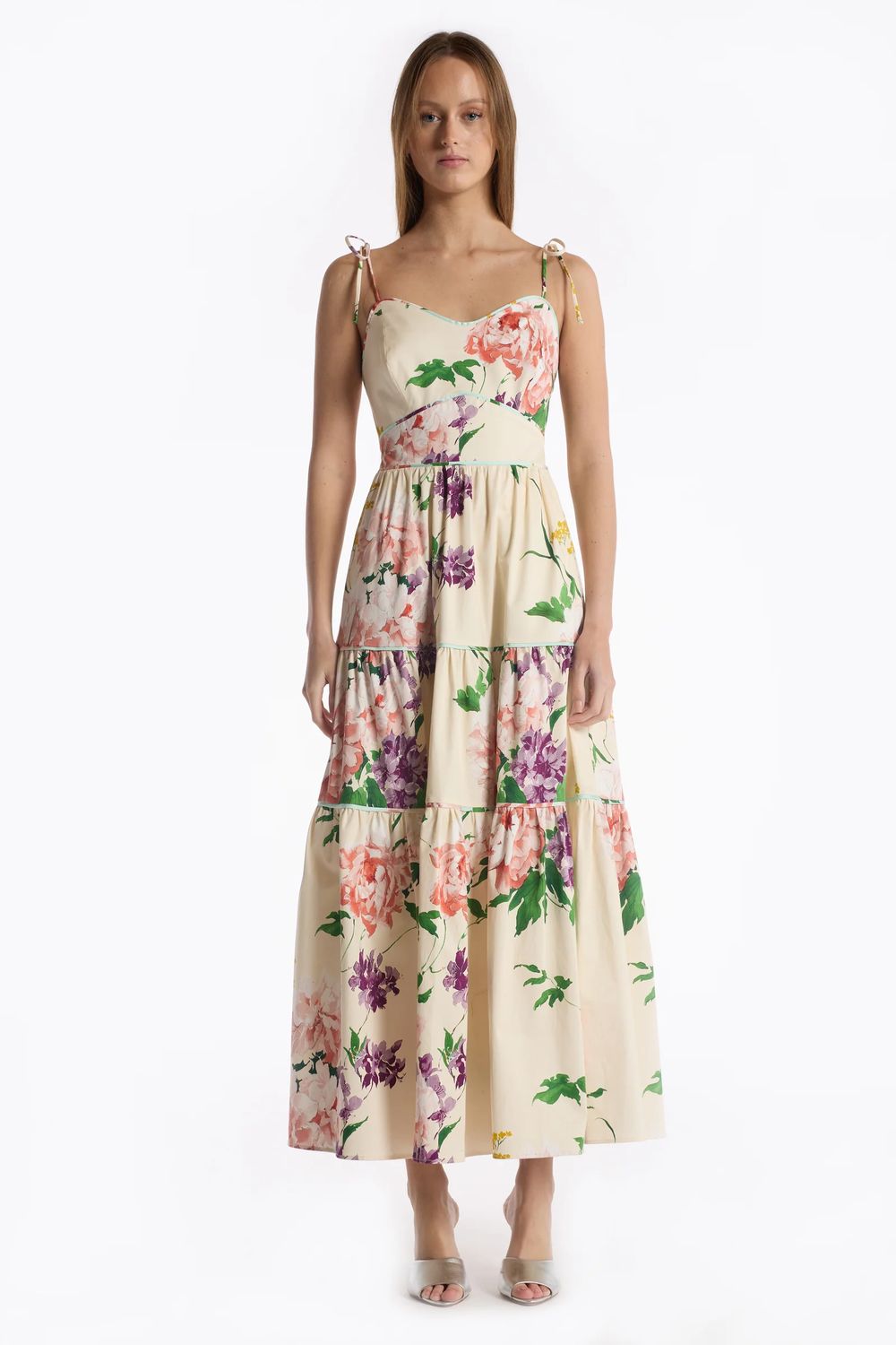 Christy Lynn Saphina Dress in Ivory Tranquility