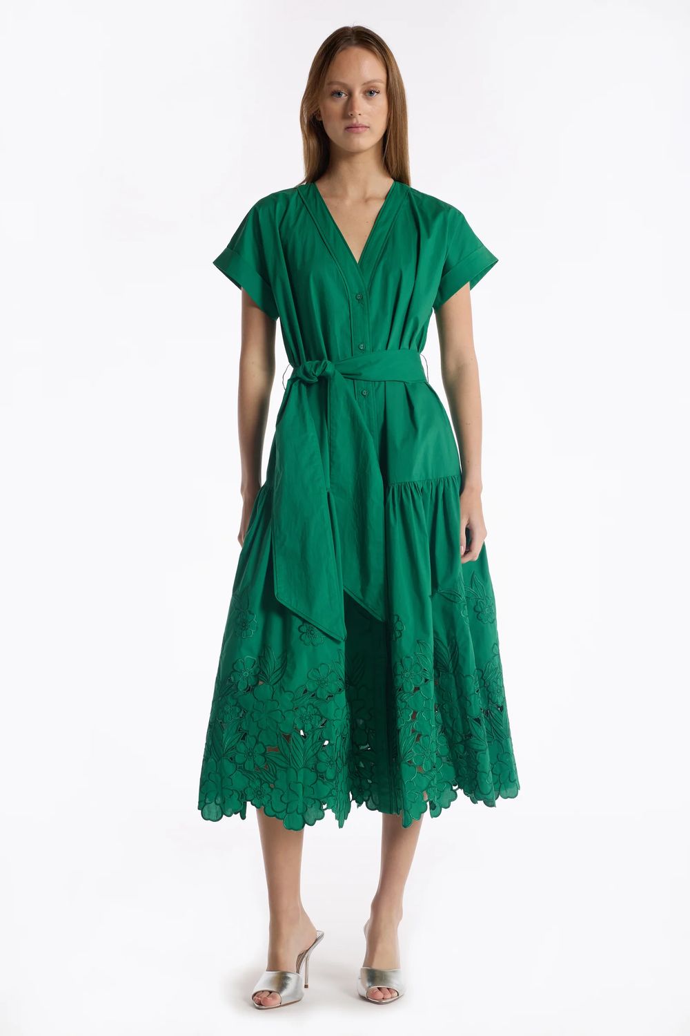 Christy Lynn Marceline Dress in Kelly Green