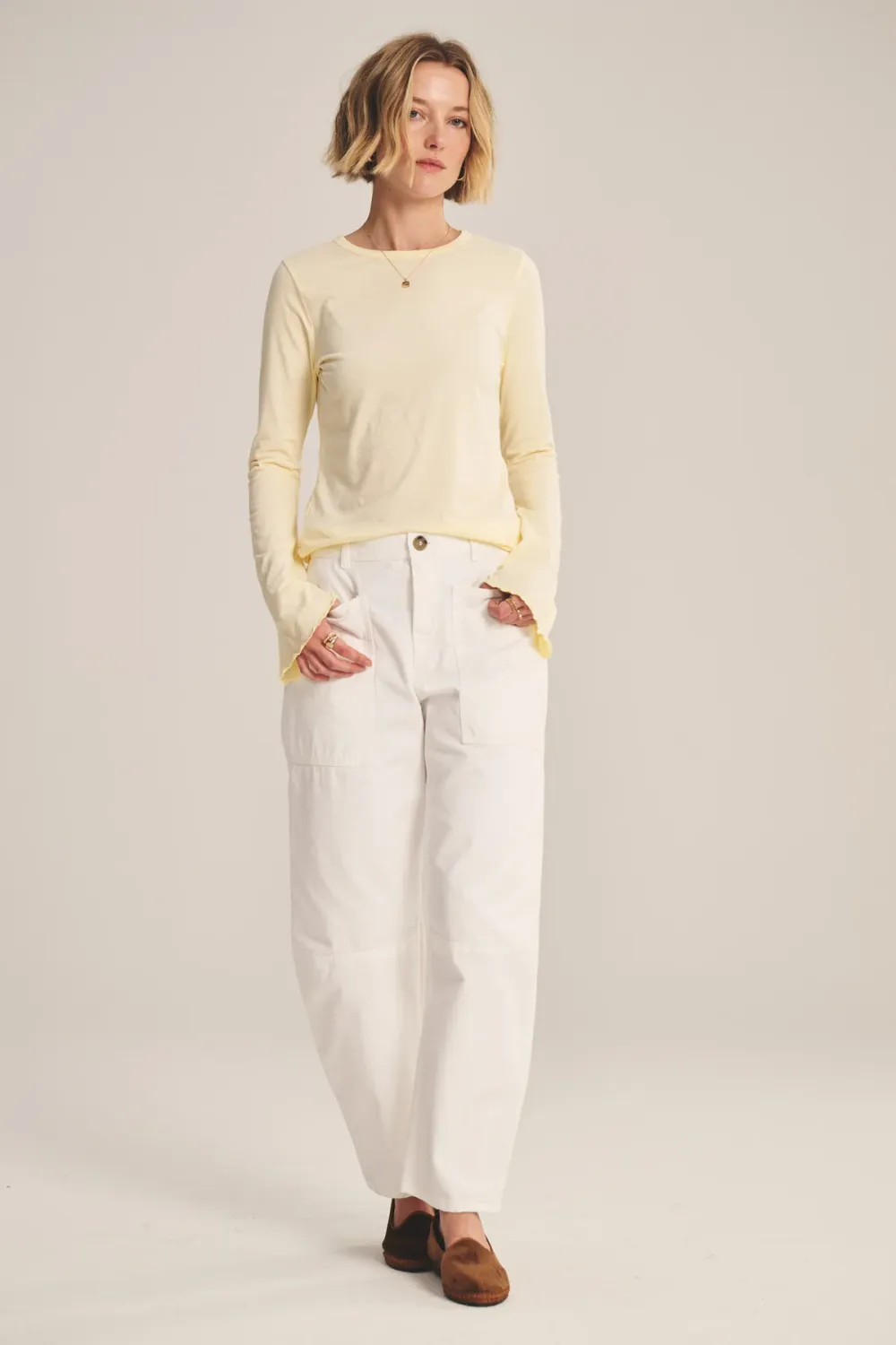 Velvet Brylie05 Barrell Pant in Sleet