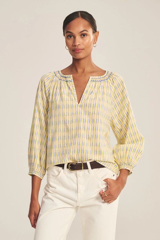 Velvet Campbell Top in Buttercup