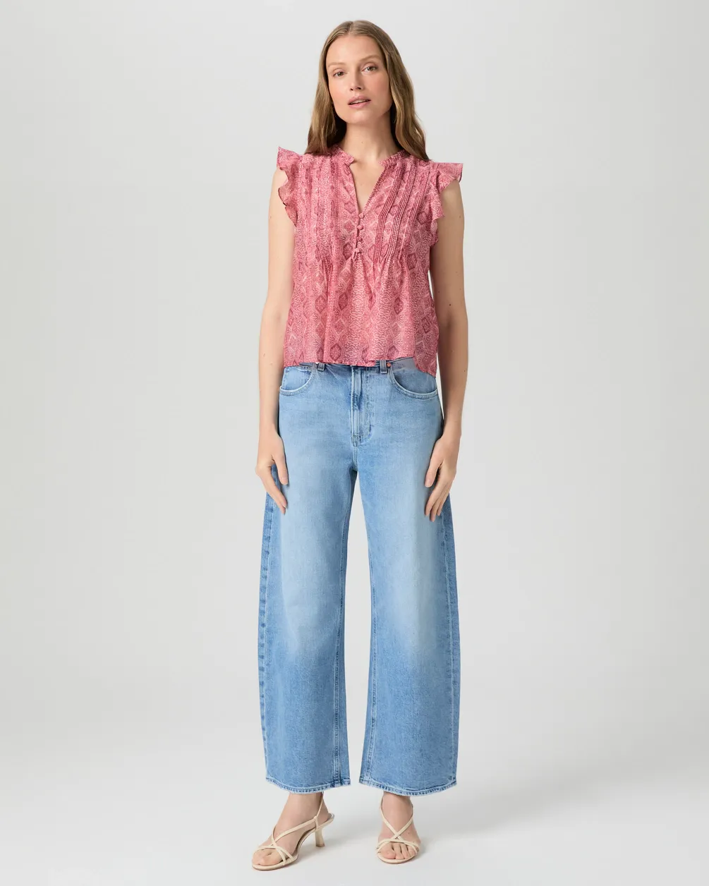 Paige Arellia Ankle w/ Seamed Beltloops in Fauve