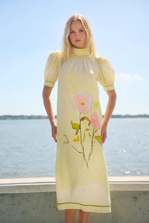 Hunter Bell Langley Dress in Quiet Bloom