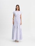 Aje Ecliptica Midi Dress in French Blue