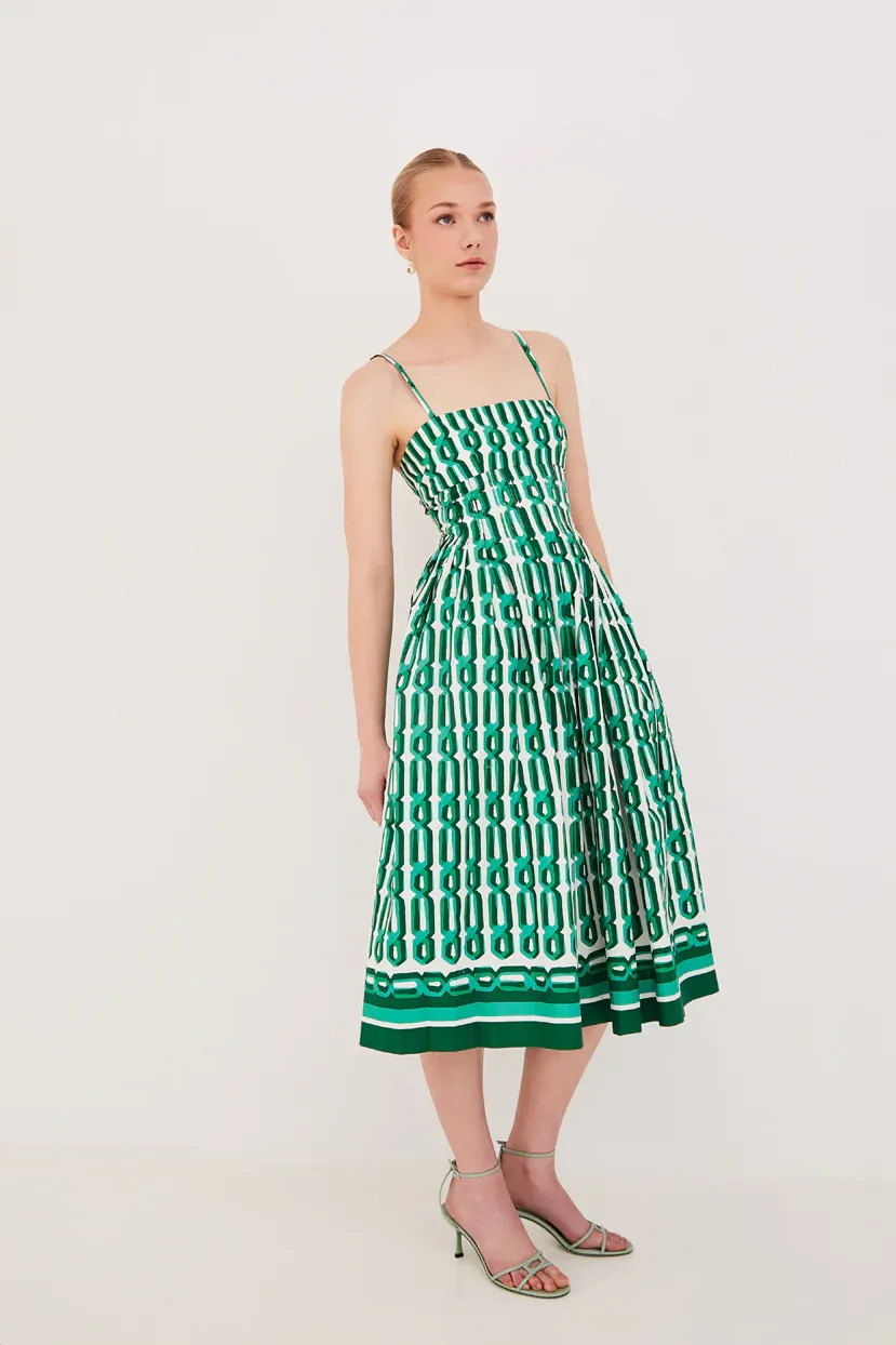 Cara Cara Sea Island Dress in Martin Geo