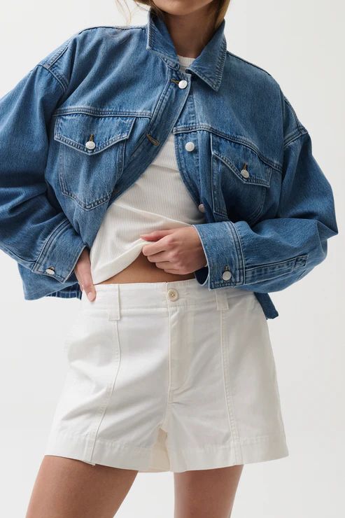 Pistola Mason Relaxed Utility Short in White