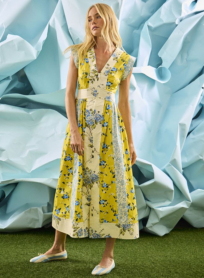 Hunter Bell April Dress in Middleton Meadow Mix