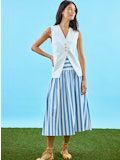 Hunter Bell Alyssa Skirt in Sailing Stripe