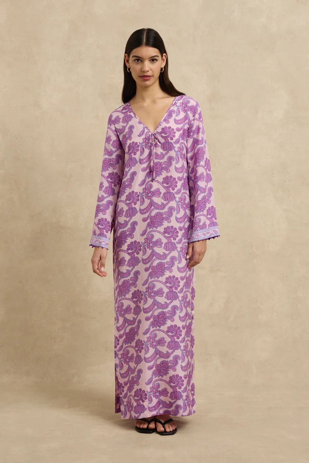 Hannah Kalinda Dress in Brocade Azul