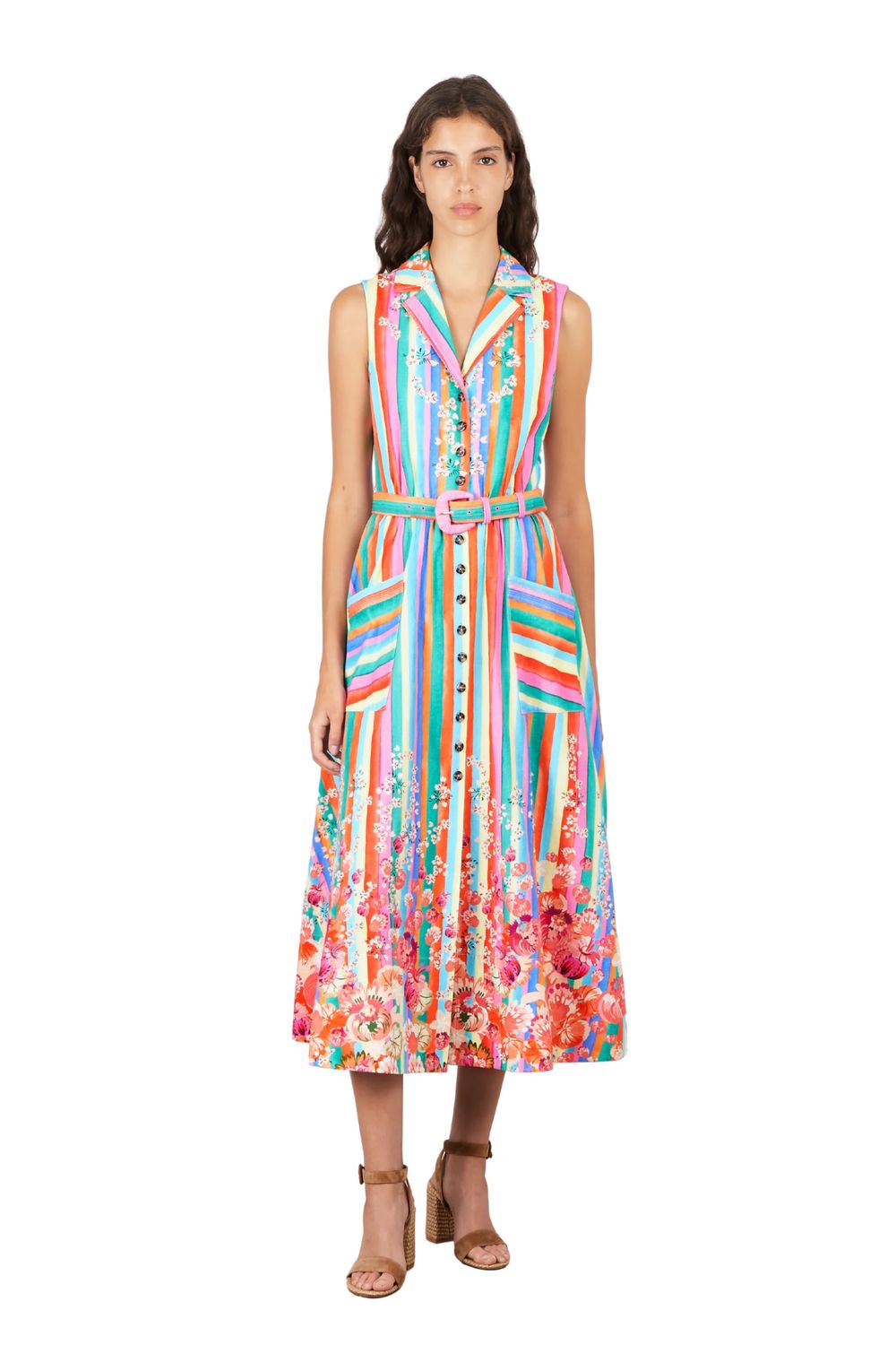 Saloni Kirat Dress in Rainbow Meadow
