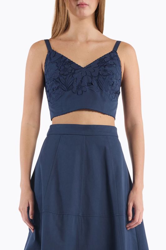 Christy Lynn Feyre Top in Navy