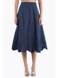 Christy Lynn Bobbi Skirt in Navy