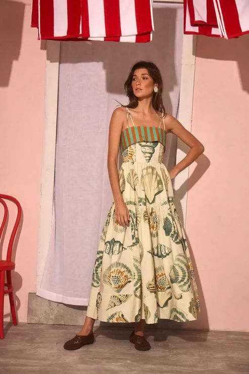 Hunter Bell Dolly Dress in Somers Shell