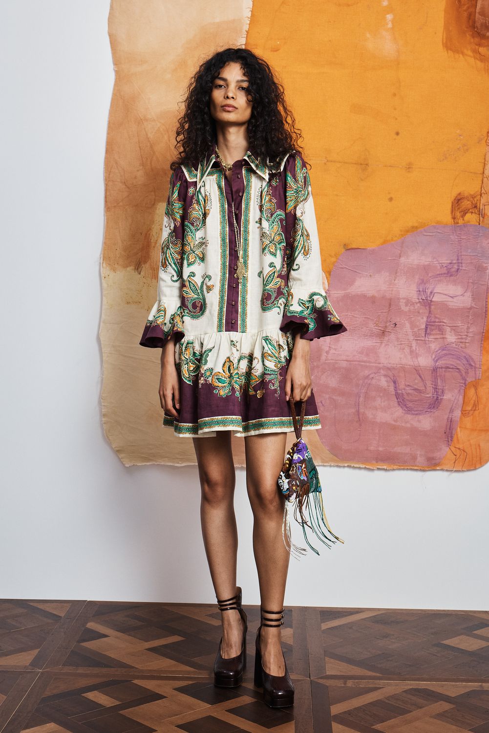 Alemais Ruthie Mini Dress in Multi