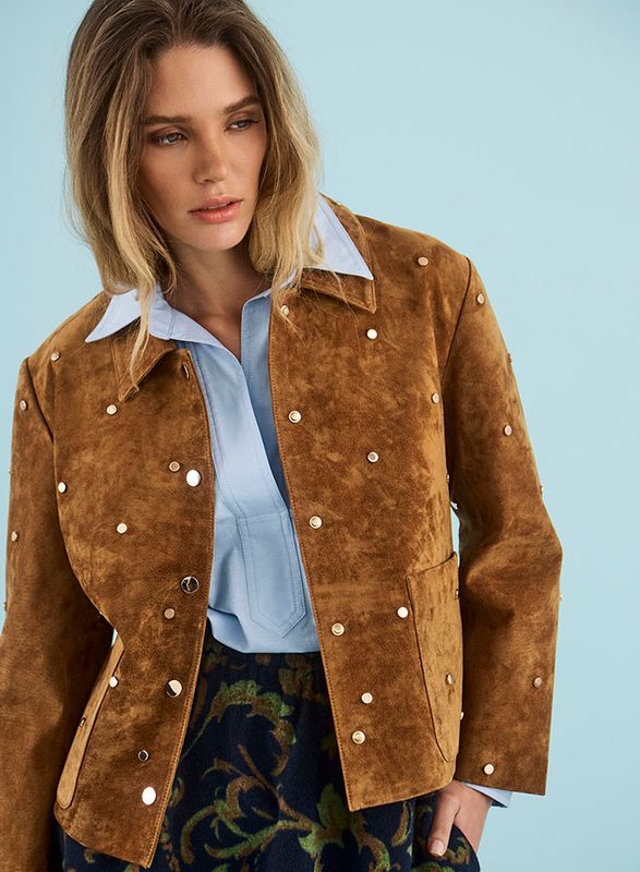 Hunter Bell Hanlin Jacket in Saddle