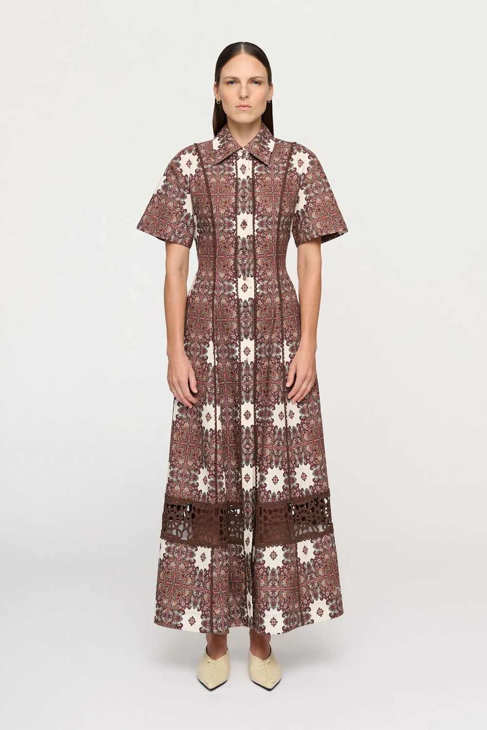 Clea Taliah Shirt Dress in Old World Bohemia