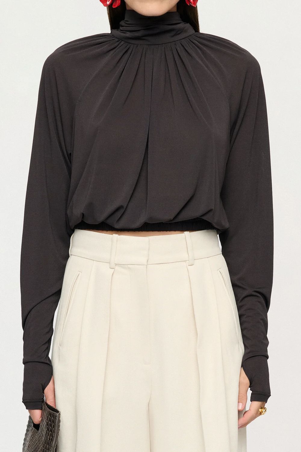 Clea Arion Top in Chocolate