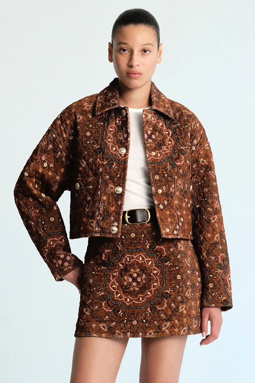 Cara Cara Alejandro Jacket in Bandana Camel