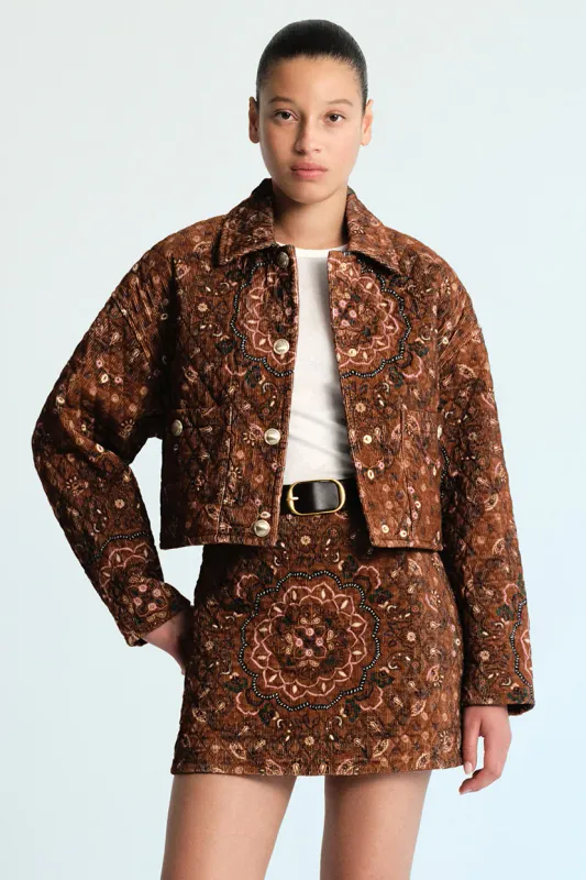 Cara Cara Alejandro Jacket in Bandana Camel
