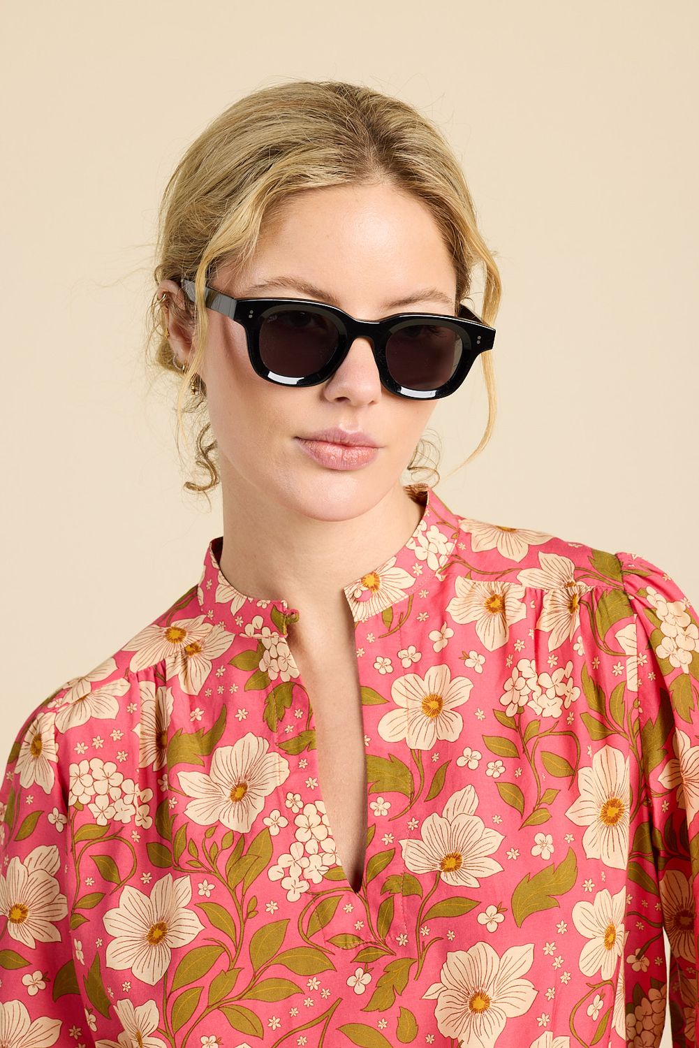 Trovata Bailey Shirt in Rancho Rose