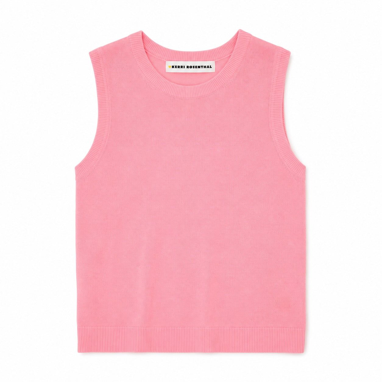 Kerri Rosenthal Tank in Carnation Pink