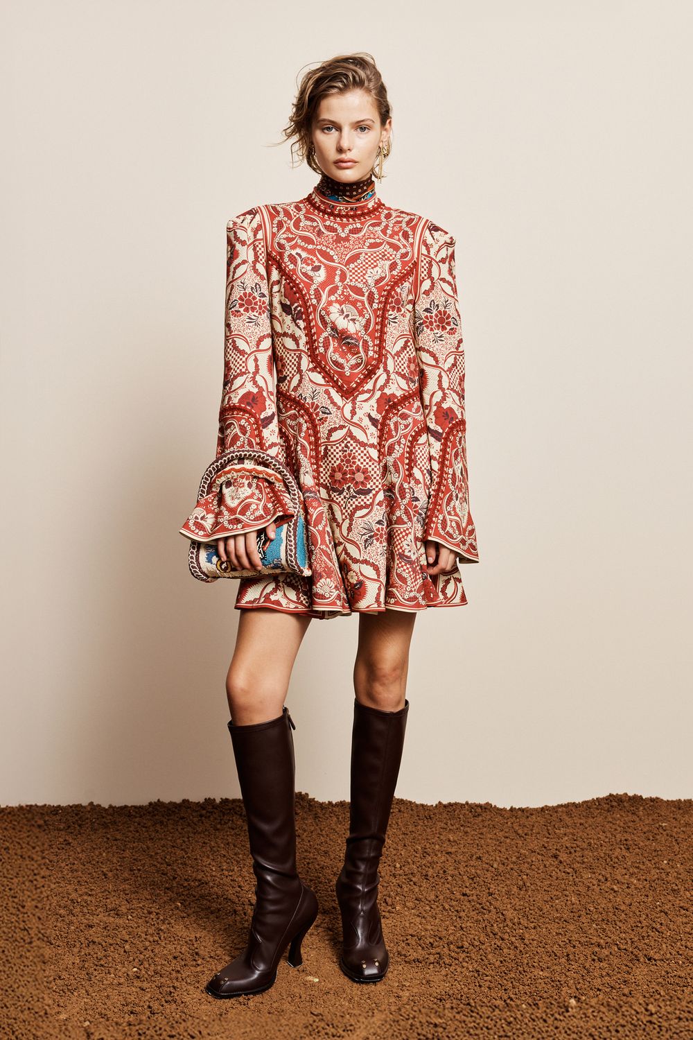 Alemais Kenny Mini Dress in Red