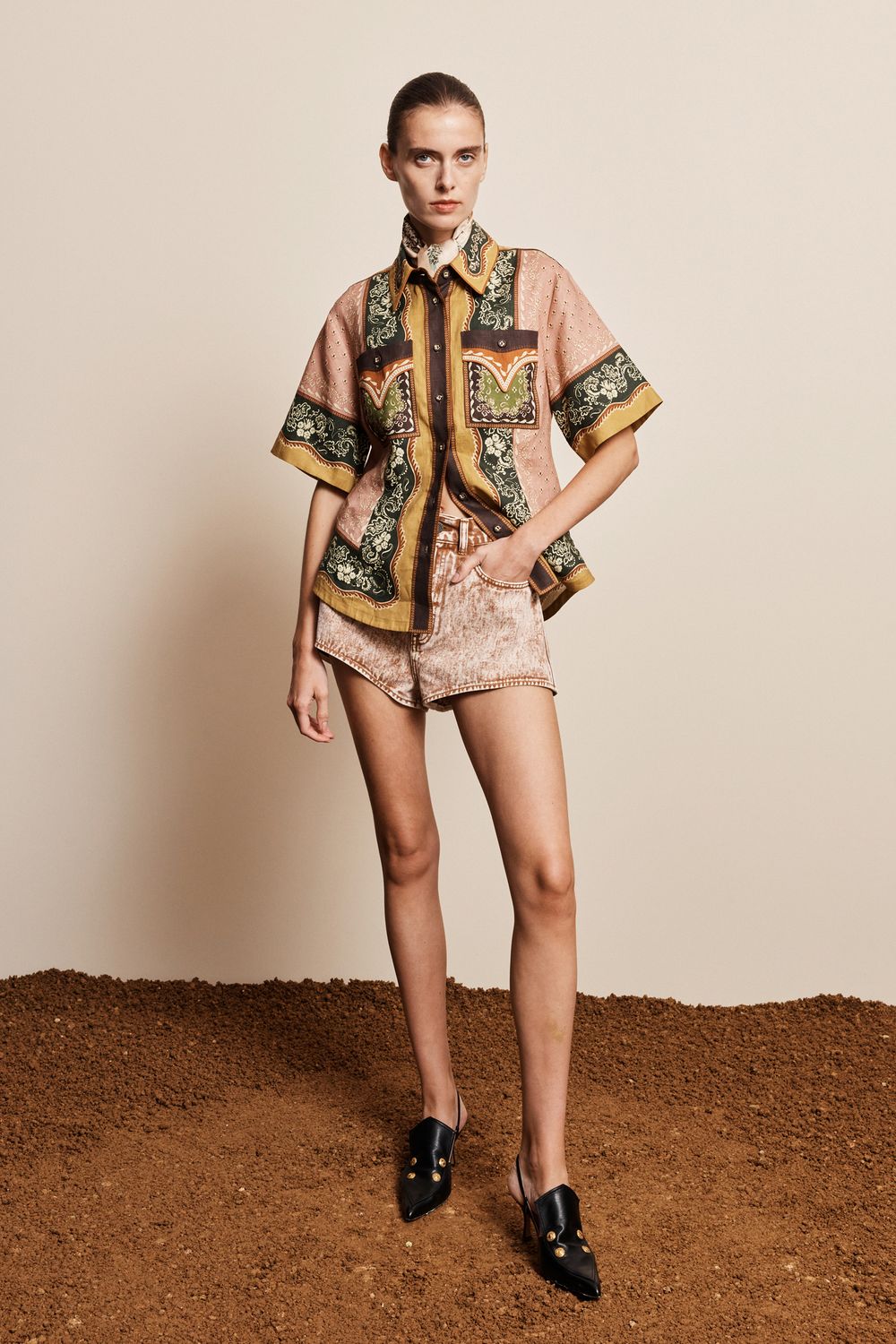 Alemais Darcey Shirt in Multi