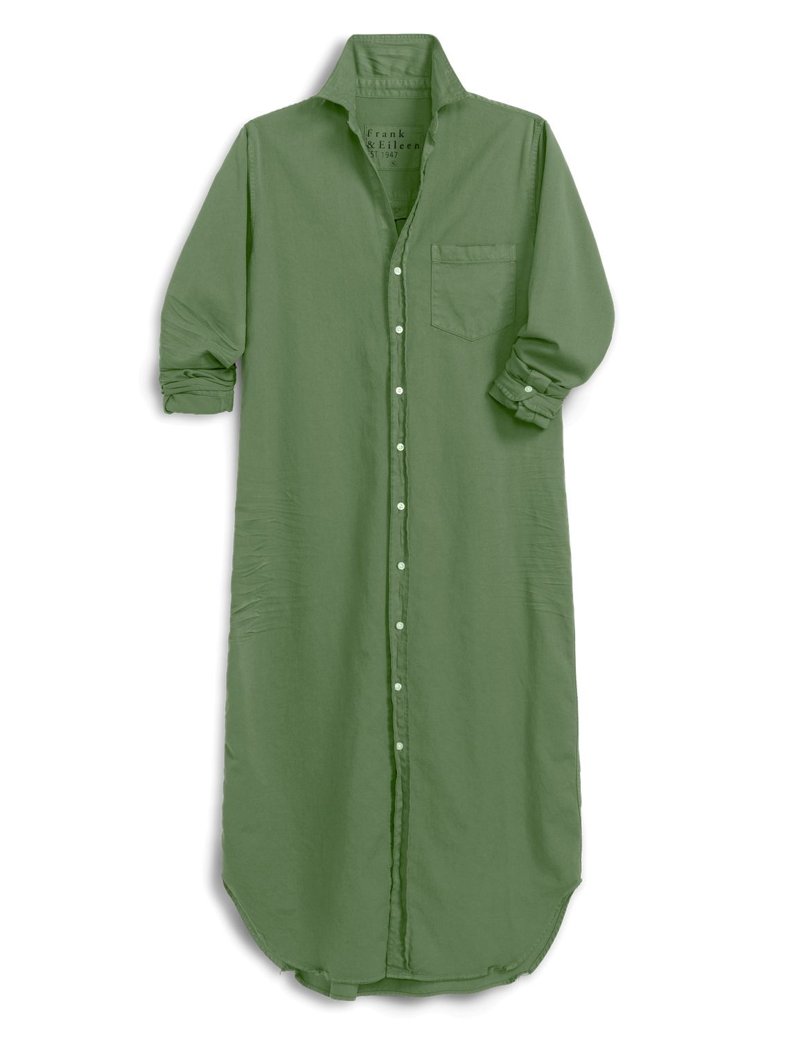 Frank &amp; Eileen Rory Maxi Shirtdress in Nori