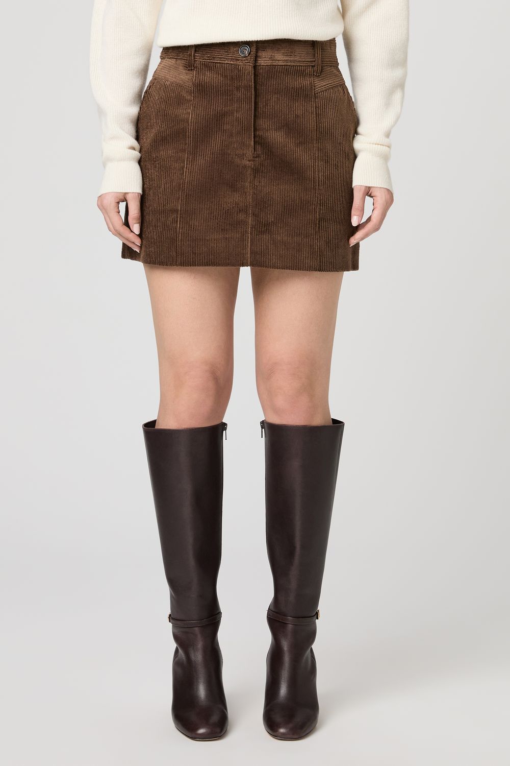 Paige Camden Skirt in Hickory