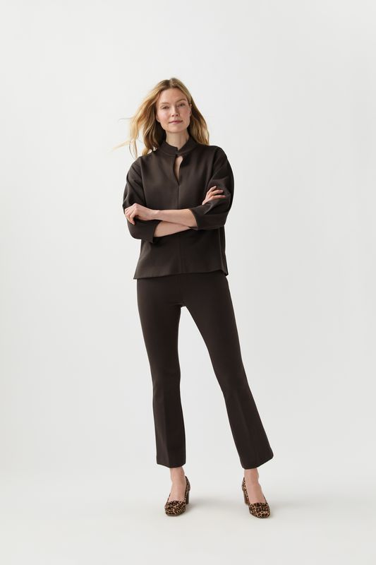 Ann Mashburn Violetta Tunic in Coffee
