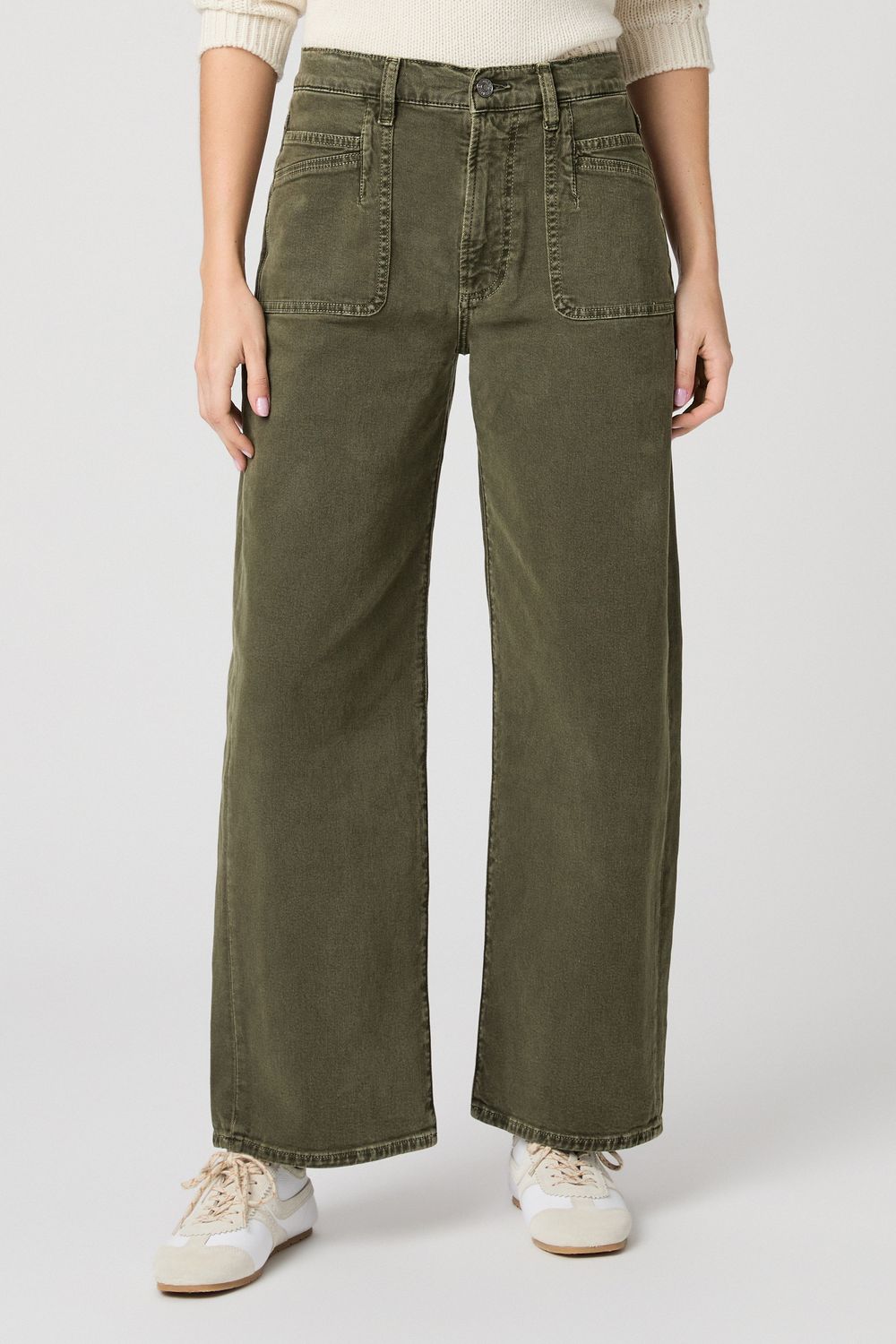 Paige Arellia Skimmer W/Jacqui Pockets in Vintage Cedar Sapling