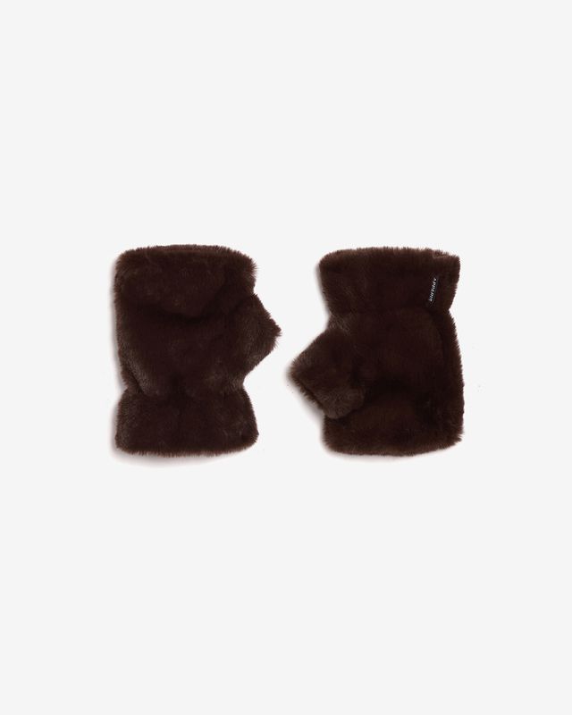 Apparis Ariel Fingerless Gloves in Espresso